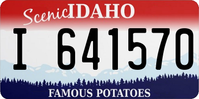 ID license plate I641570