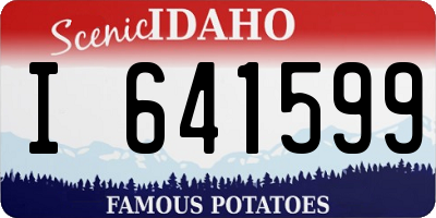 ID license plate I641599