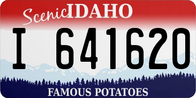 ID license plate I641620