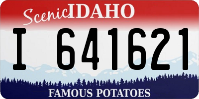 ID license plate I641621