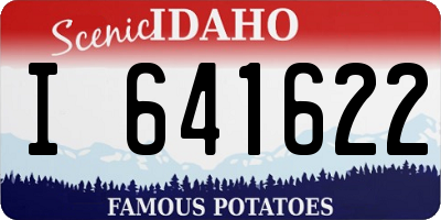 ID license plate I641622