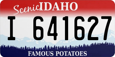 ID license plate I641627