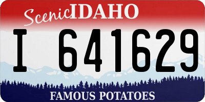 ID license plate I641629