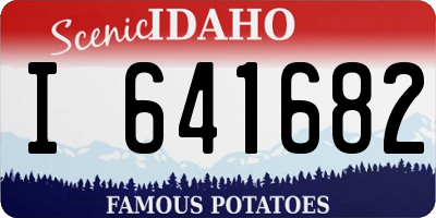 ID license plate I641682