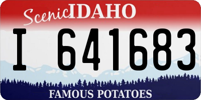 ID license plate I641683