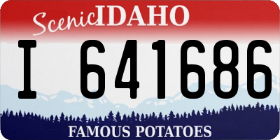 ID license plate I641686