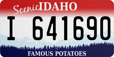 ID license plate I641690