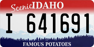 ID license plate I641691