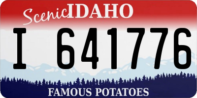 ID license plate I641776
