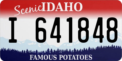 ID license plate I641848