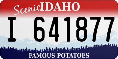 ID license plate I641877