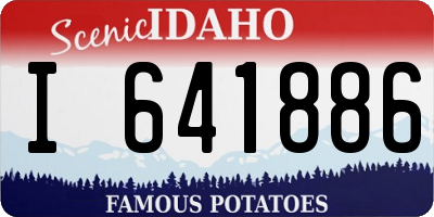 ID license plate I641886