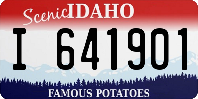 ID license plate I641901
