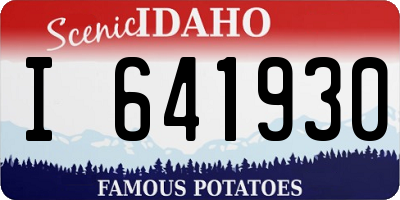 ID license plate I641930