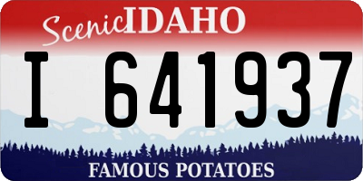 ID license plate I641937