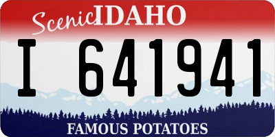 ID license plate I641941