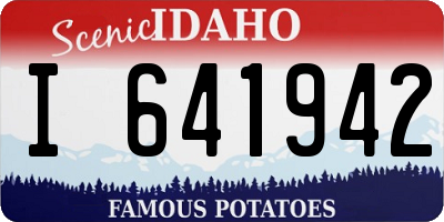 ID license plate I641942