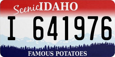 ID license plate I641976
