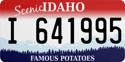 ID license plate I641995