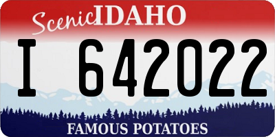ID license plate I642022