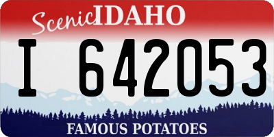 ID license plate I642053