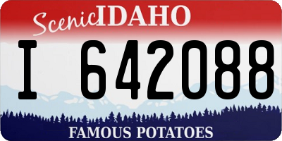 ID license plate I642088