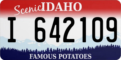 ID license plate I642109
