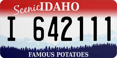 ID license plate I642111