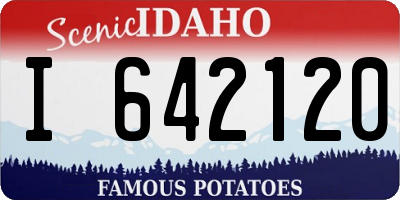 ID license plate I642120