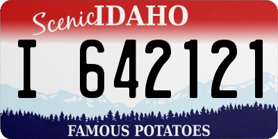 ID license plate I642121