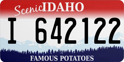 ID license plate I642122
