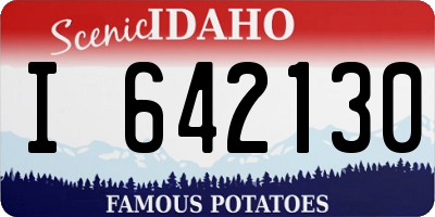 ID license plate I642130