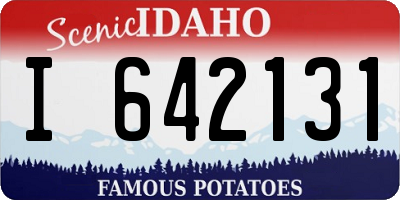 ID license plate I642131