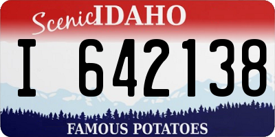 ID license plate I642138