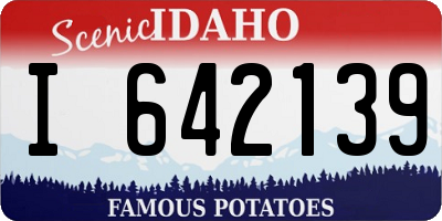 ID license plate I642139