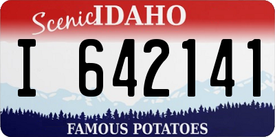 ID license plate I642141