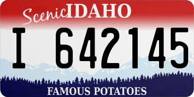 ID license plate I642145