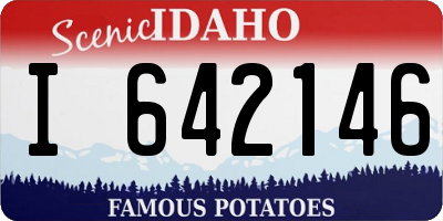 ID license plate I642146