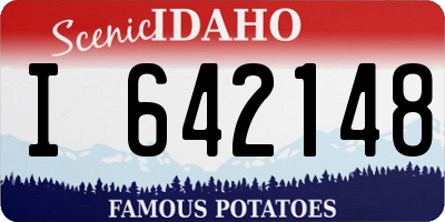 ID license plate I642148