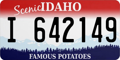 ID license plate I642149