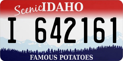 ID license plate I642161
