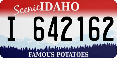 ID license plate I642162