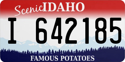 ID license plate I642185