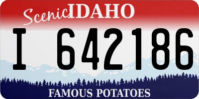 ID license plate I642186