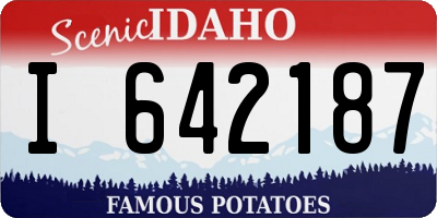ID license plate I642187