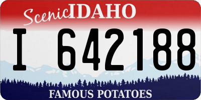 ID license plate I642188