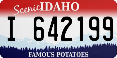 ID license plate I642199