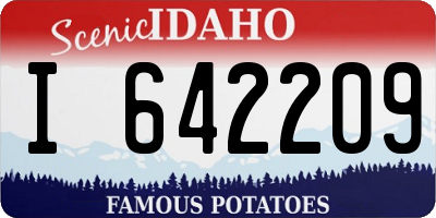 ID license plate I642209