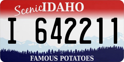 ID license plate I642211