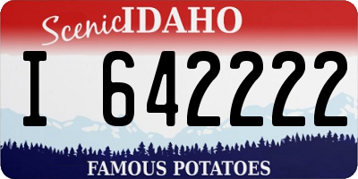 ID license plate I642222
